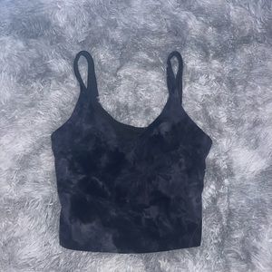 Lululemon Align Tank Black Tie Dye Size 4